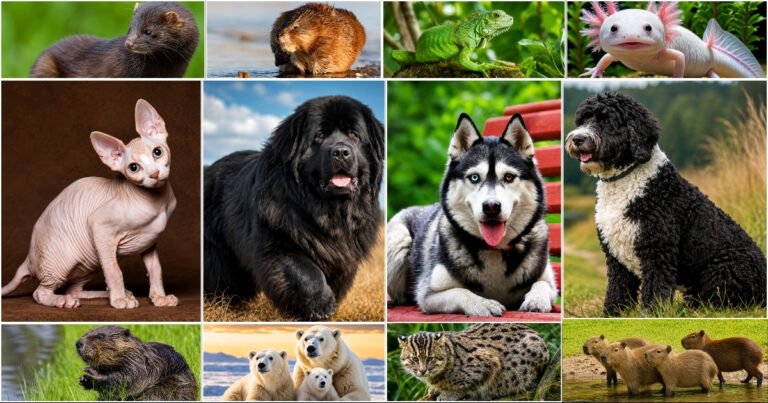 Animals with webbed feet
