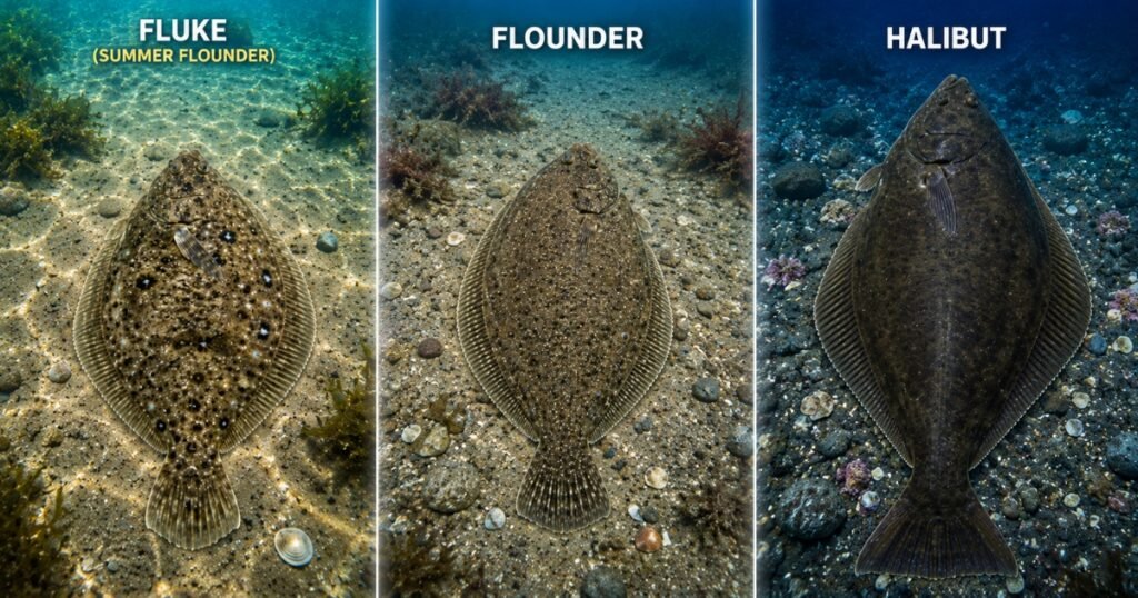 Fluke VS Flounder VS Halibut