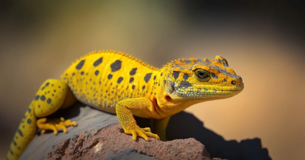 Yellow Spotted Lizard Teeth