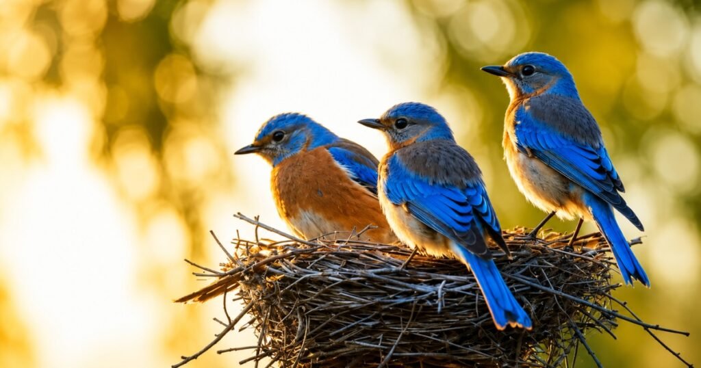 mountain bluebird nesting
