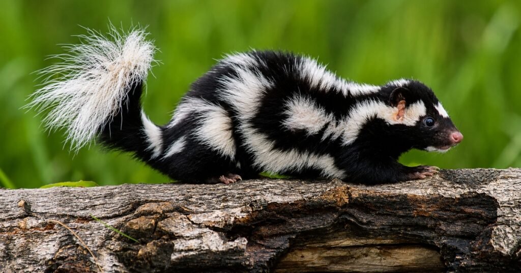 striped skunk diet