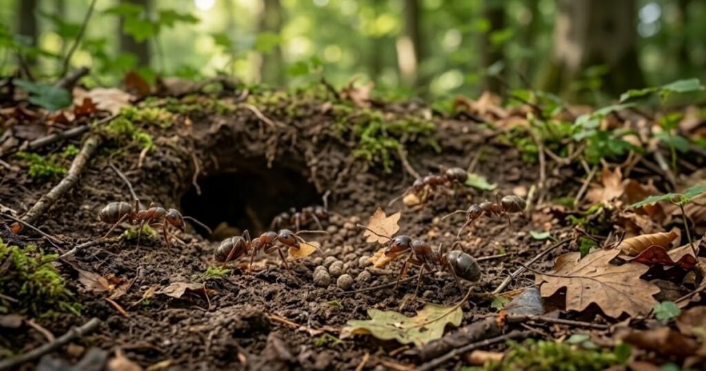 Ants habitat