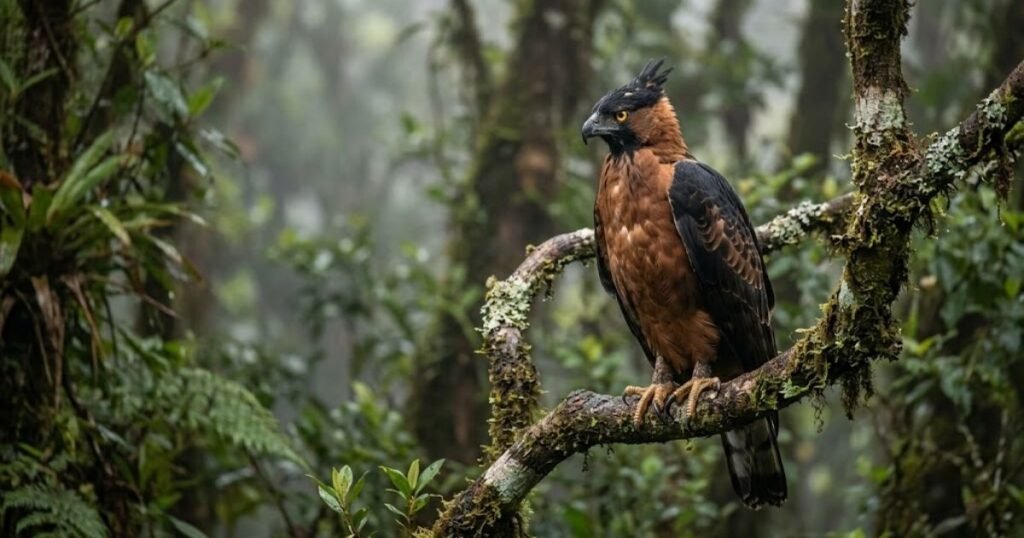 Black-and-Chestnut Eagle