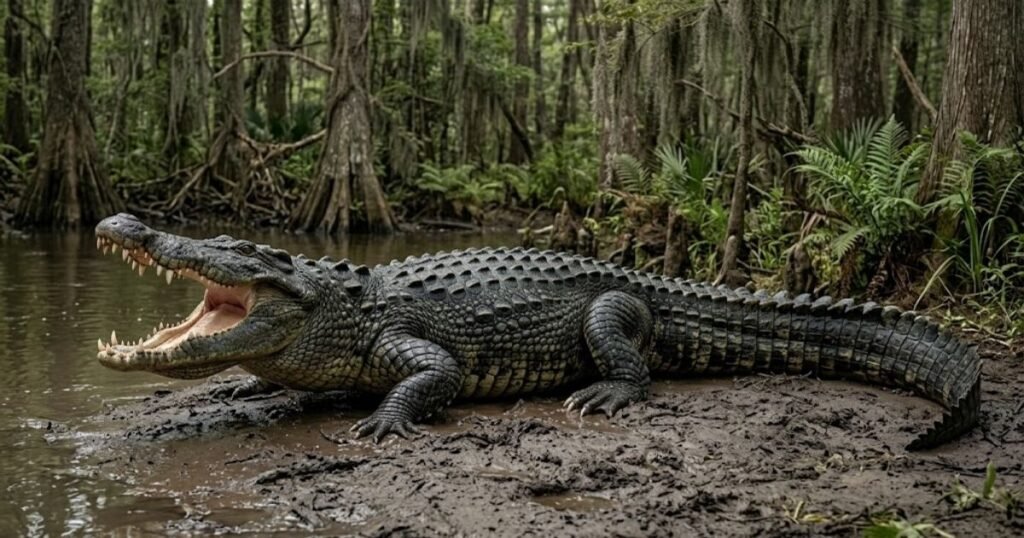 Deinosuchus size