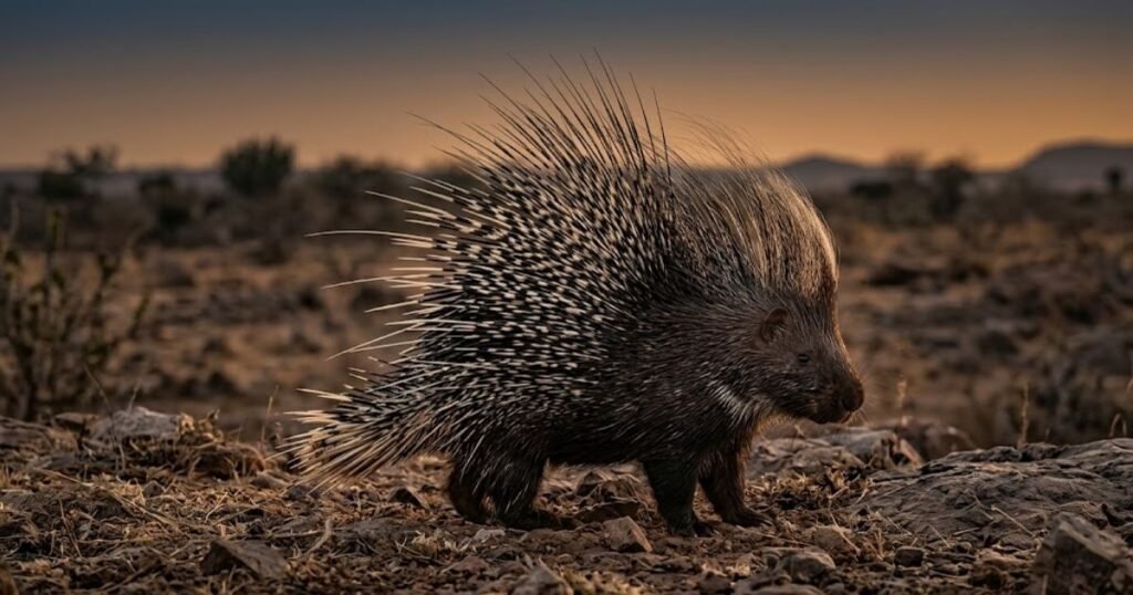 Indian Crested Porcupine