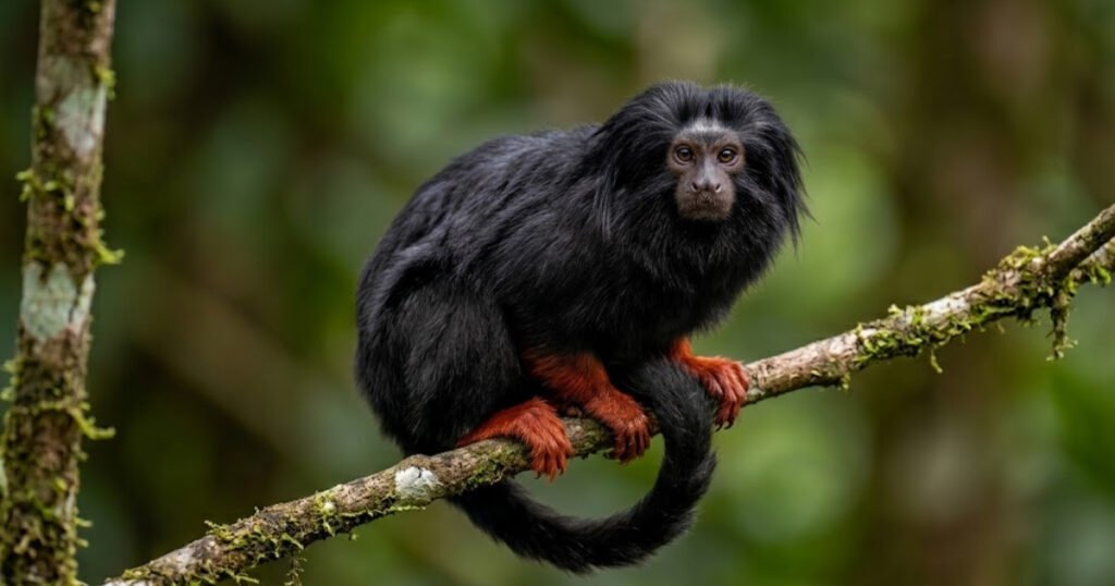 Red-Handed Tamarin size