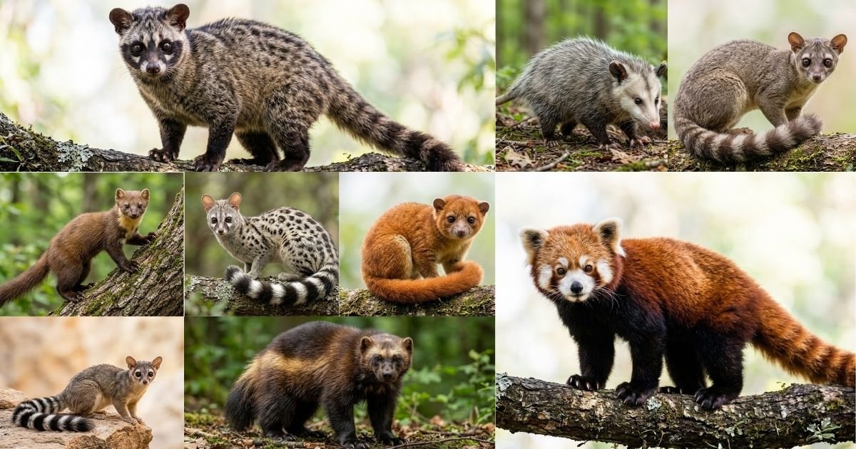 animals that look like raccoons