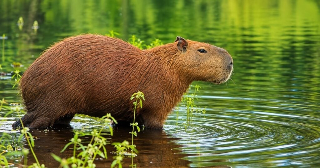 Capybara habitat