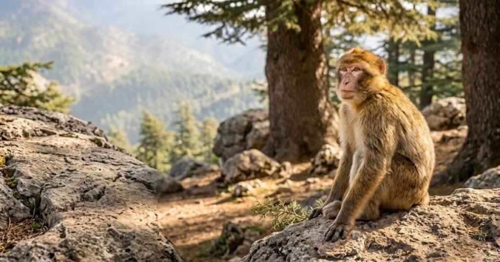 barbary macaque habitat